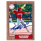 Addison Barger autograph